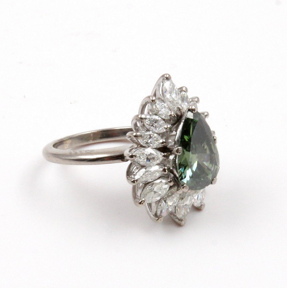 Bague diamant vert-photo-2