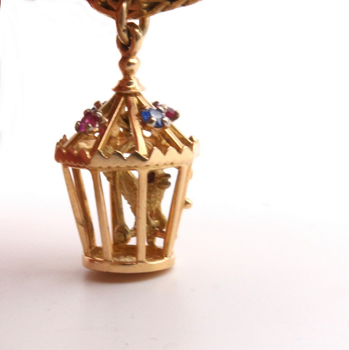 Rollang & Cie - Chain Bracelet Adorned With Three Pendants-photo-4