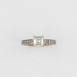 Emerald Cut Diamond Ring