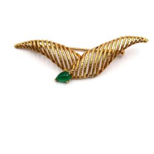 Stylized Bird Brooch