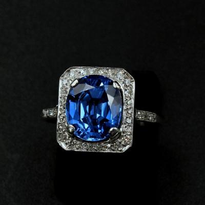 Art Deco Sapphire Ring