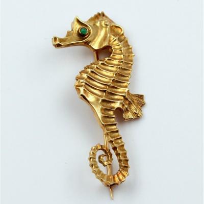 Broche hippocampe