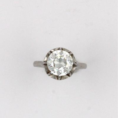 Bague brillant solitaire 2.49 ct