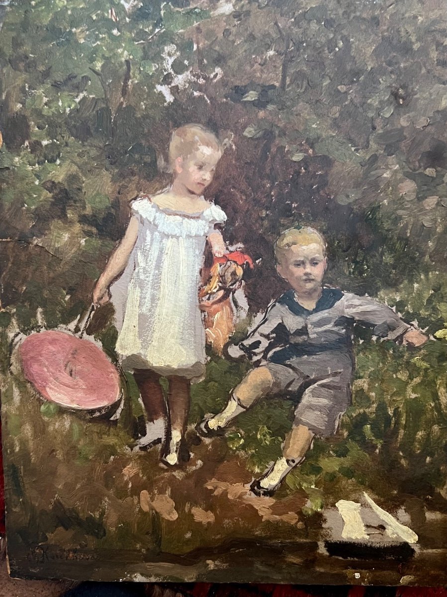 Jeunes Enfants, Van Den Kerckhove, C.1860