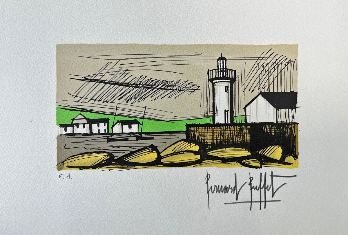 The Guilvinec Lighthouse, Brittany, Bernard Buffet