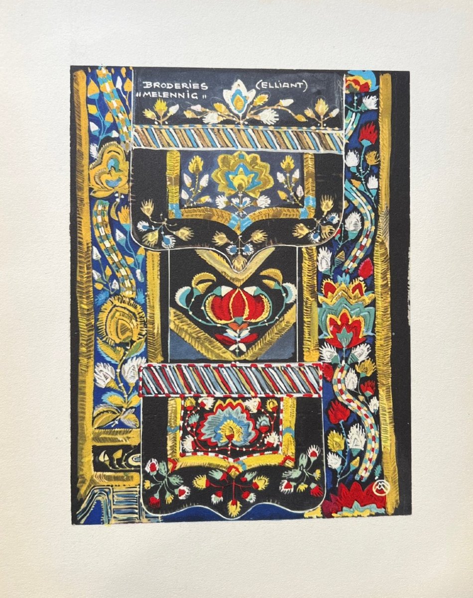 Mathurin Méheut, Broderies en Bretagne, De La Varende-photo-1