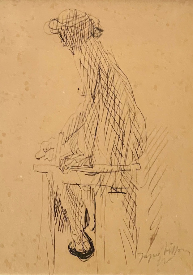Jacques Villon, dessin à l'encre
