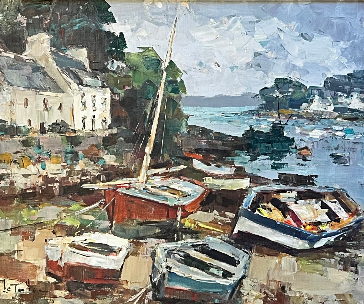 Sainte-marine, The Slipway, Bigouden Country, Finistère, Brittany