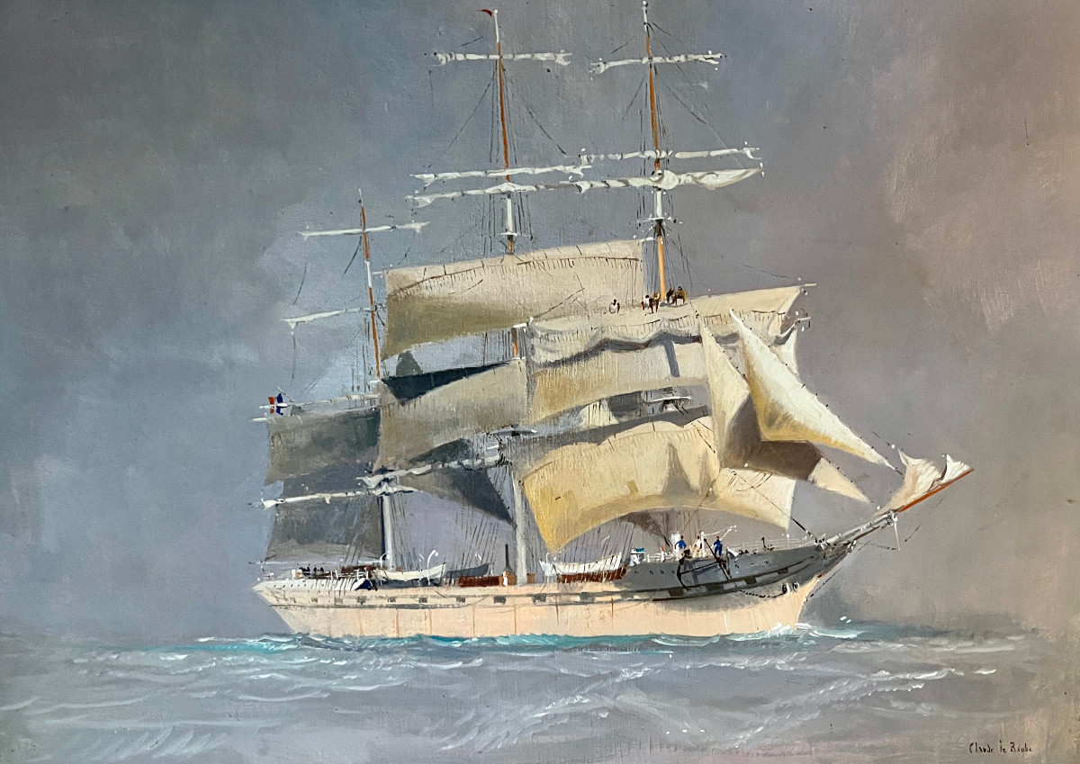 Trois mâts barques, par Claude Le Baube