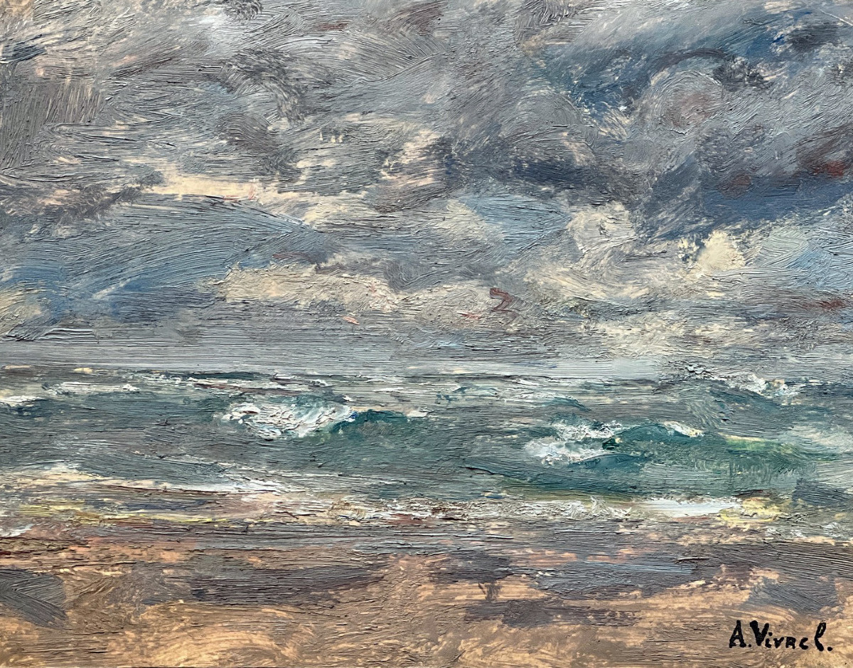 Bord de mer, Bretagne, par André-Léon Vivrel (6)