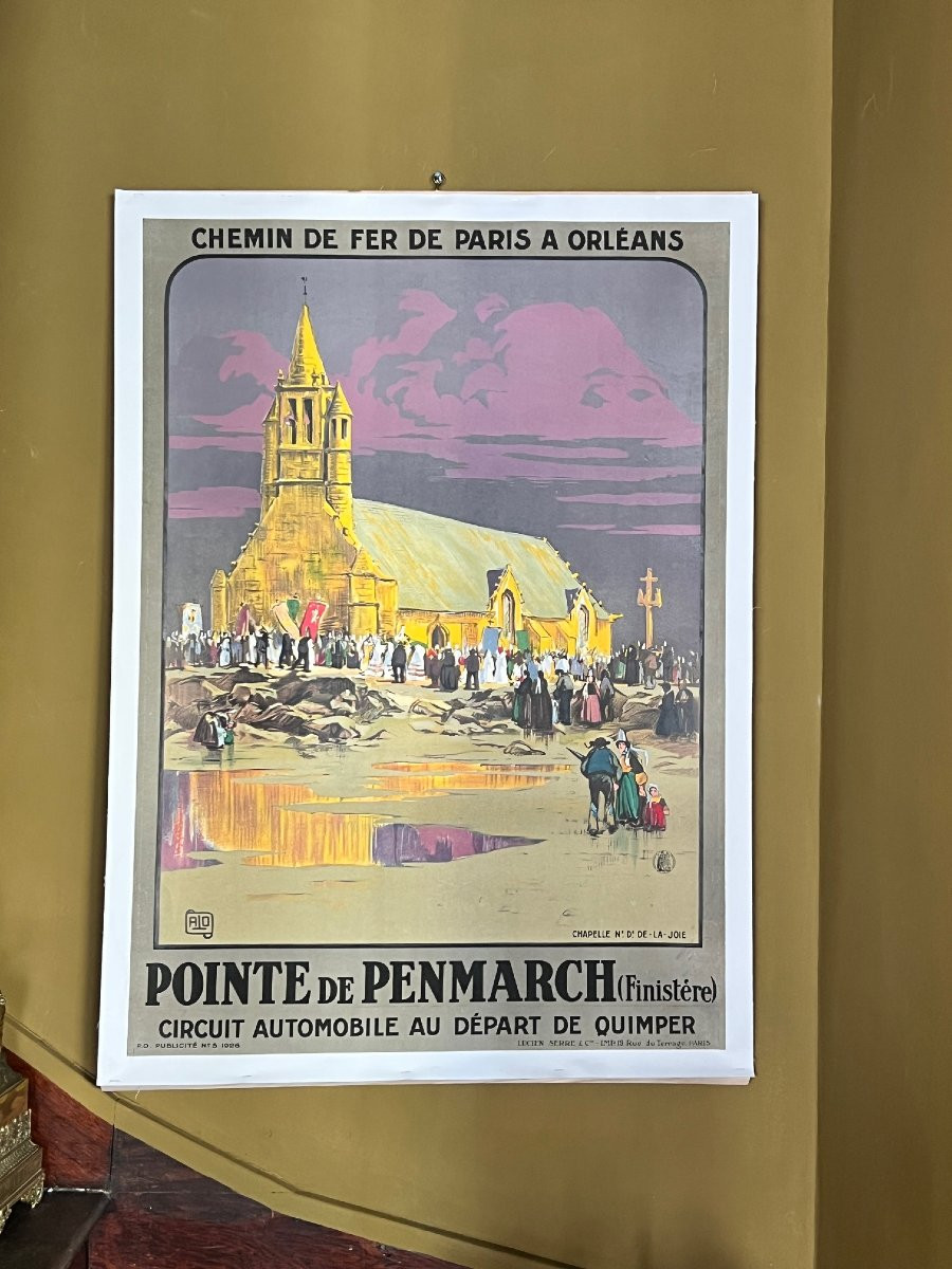 Alo, Poster From 1926, La Pointe De Penmarc'h, Brittany-photo-2