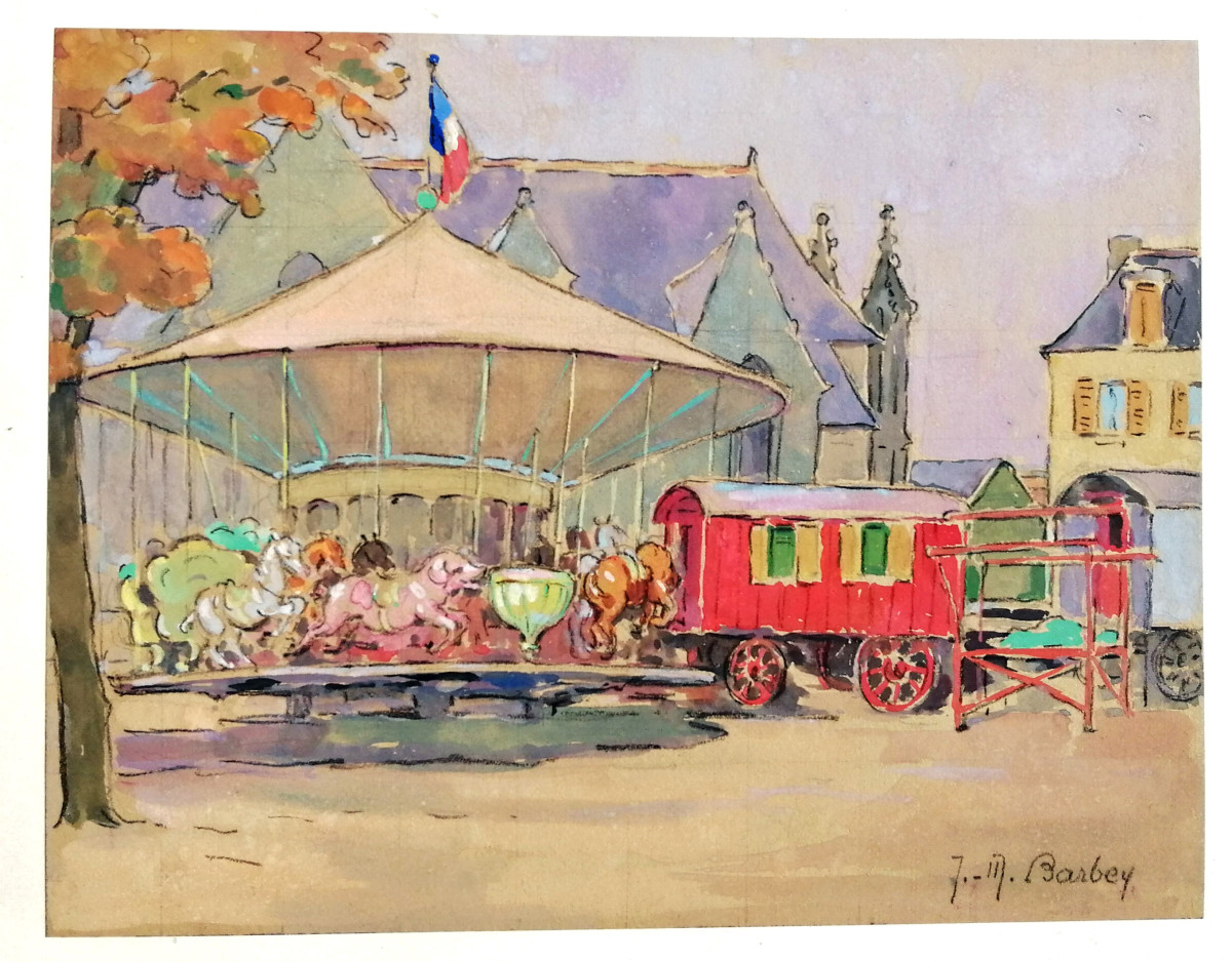 Jeanne-marie Barbey, The Merry-go-round On The Square