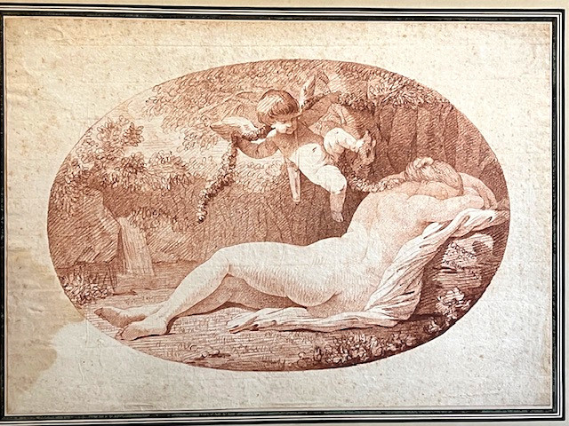 Félix Lecomte, Vénus endormie et Cupidon, 1764