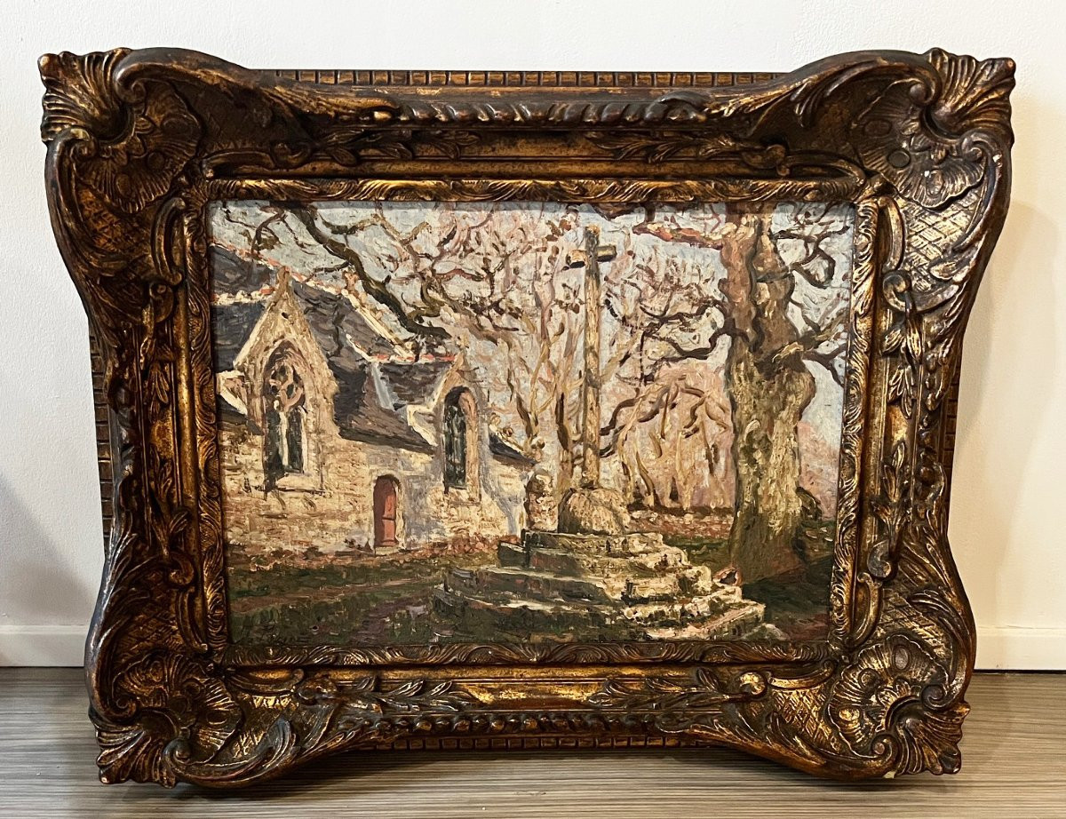 Chapelle de Trémalo, Pont-Aven, Bretagne, par Jacinthe Pozier, 1901-photo-4