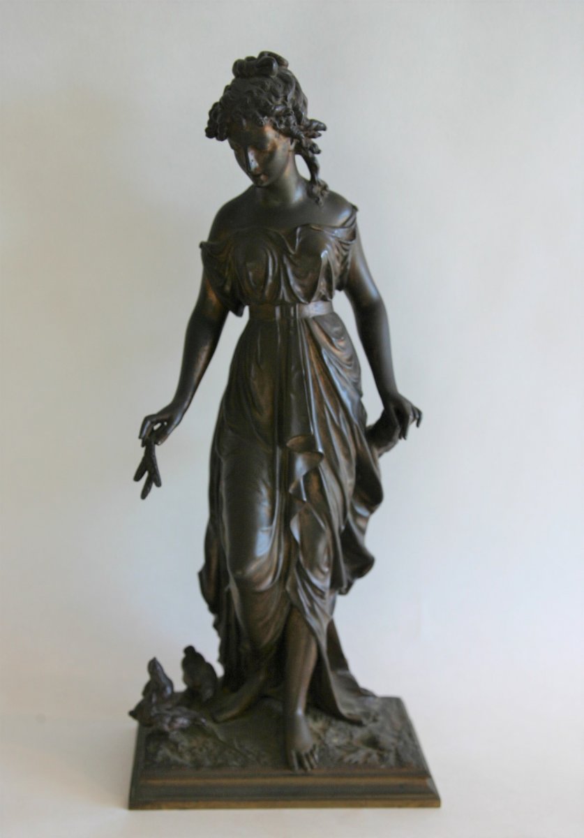 Bronze Statue, After Désiré-pierre Louis Marie, XIXth