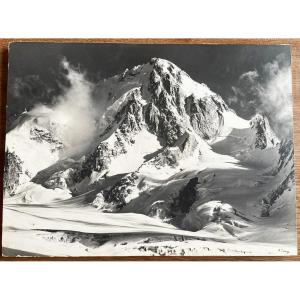 Chamonix, Mont-Blanc, photographie d'époque de Pierre Tairraz