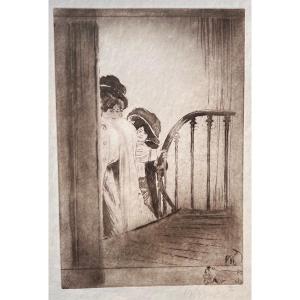 Deux élèves de Madame..., par Louis Legrand, 1908