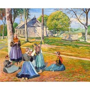 Bigoudènes In Loctudy, Edmond Champon, C.1910