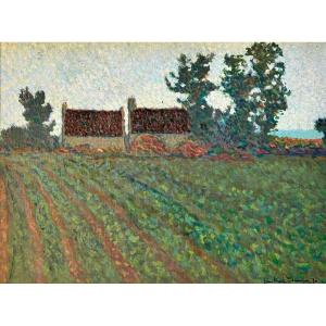 Paysage de Bretagne, Jean Paul Savigny, 1970