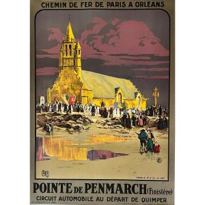 Alo, Poster From 1926, La Pointe De Penmarc'h, Brittany