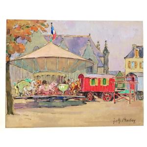 Jeanne-marie Barbey, The Merry-go-round On The Square