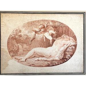 Félix Lecomte, Vénus endormie et Cupidon, 1764