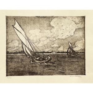 André Dauchez, Yachts, Bretagne, de 1902