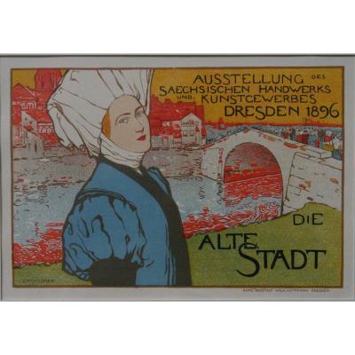 Otto Fischer, les maîtres de l'Affiche, Dresde 1896