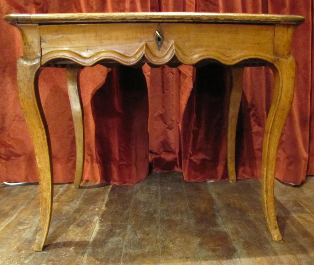 Louis XV Table In Cherrywood