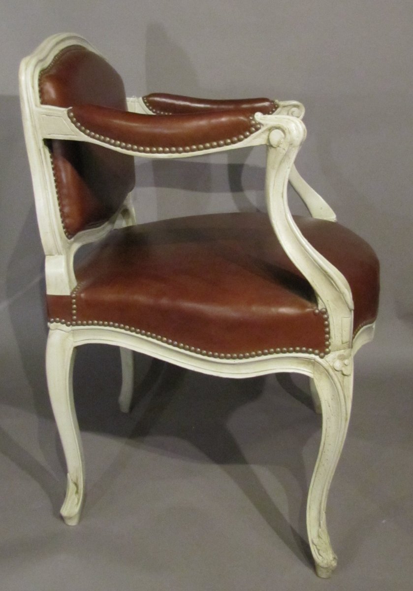 Fauteuil de musicien , d'époque Louis XV-photo-3