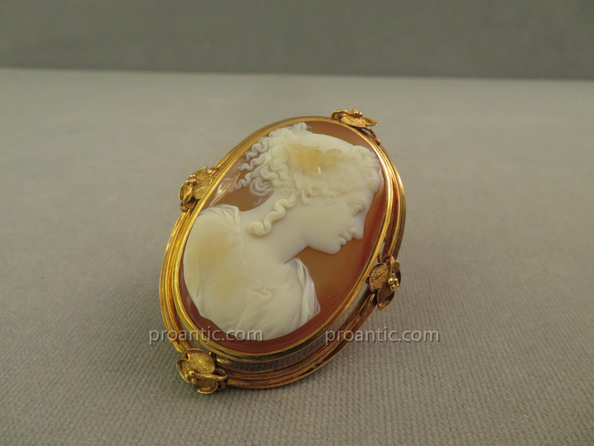 Broche Camée Agate-photo-2