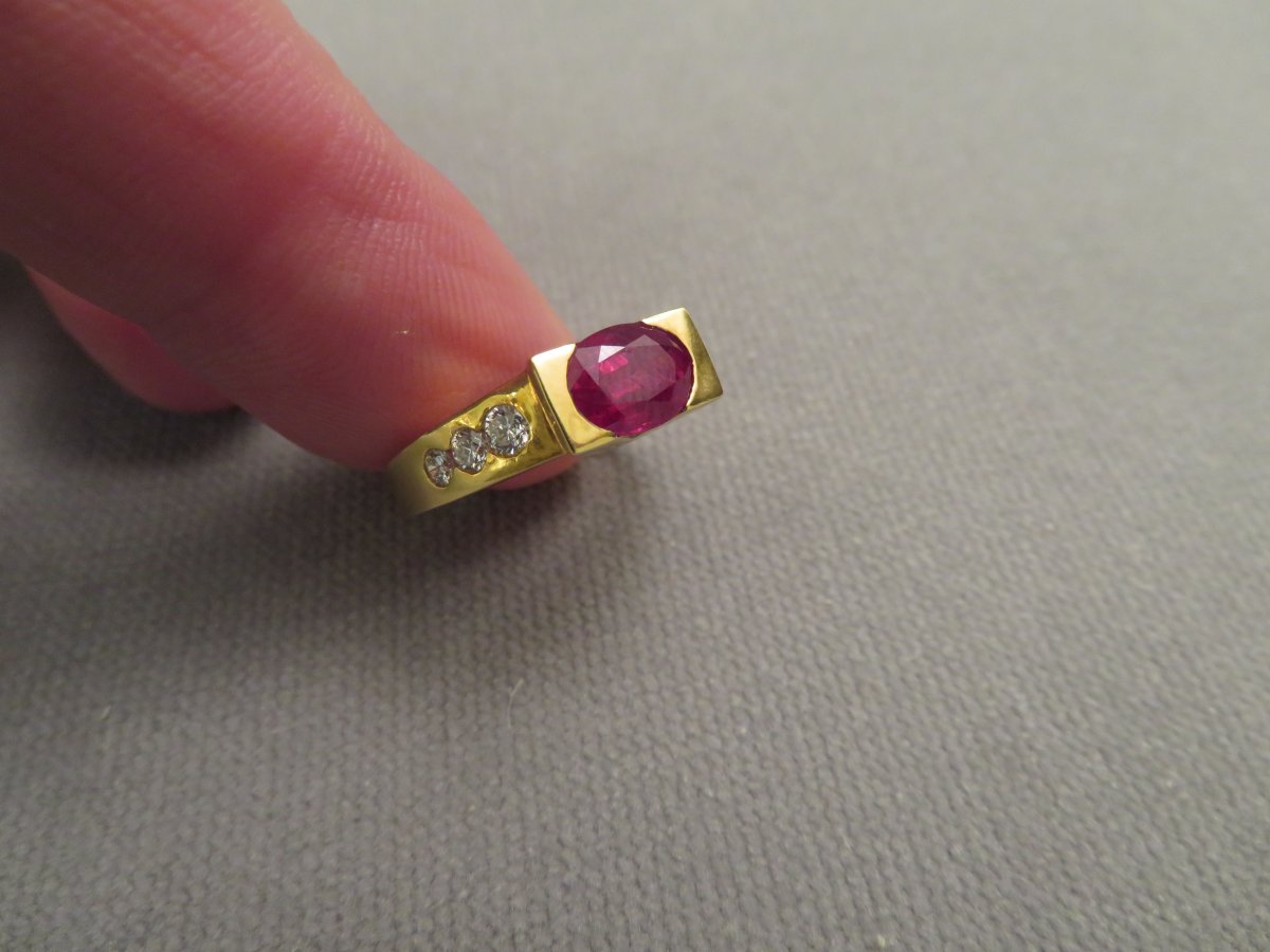 Bague Rubis-photo-4