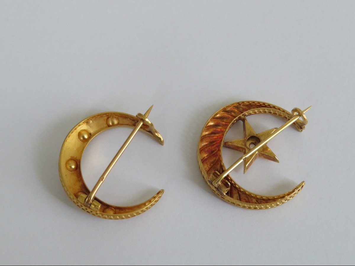 Two Moon Brooches-photo-2