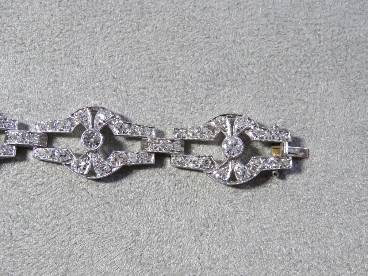 Bracelet Platine Et Diamants-photo-3