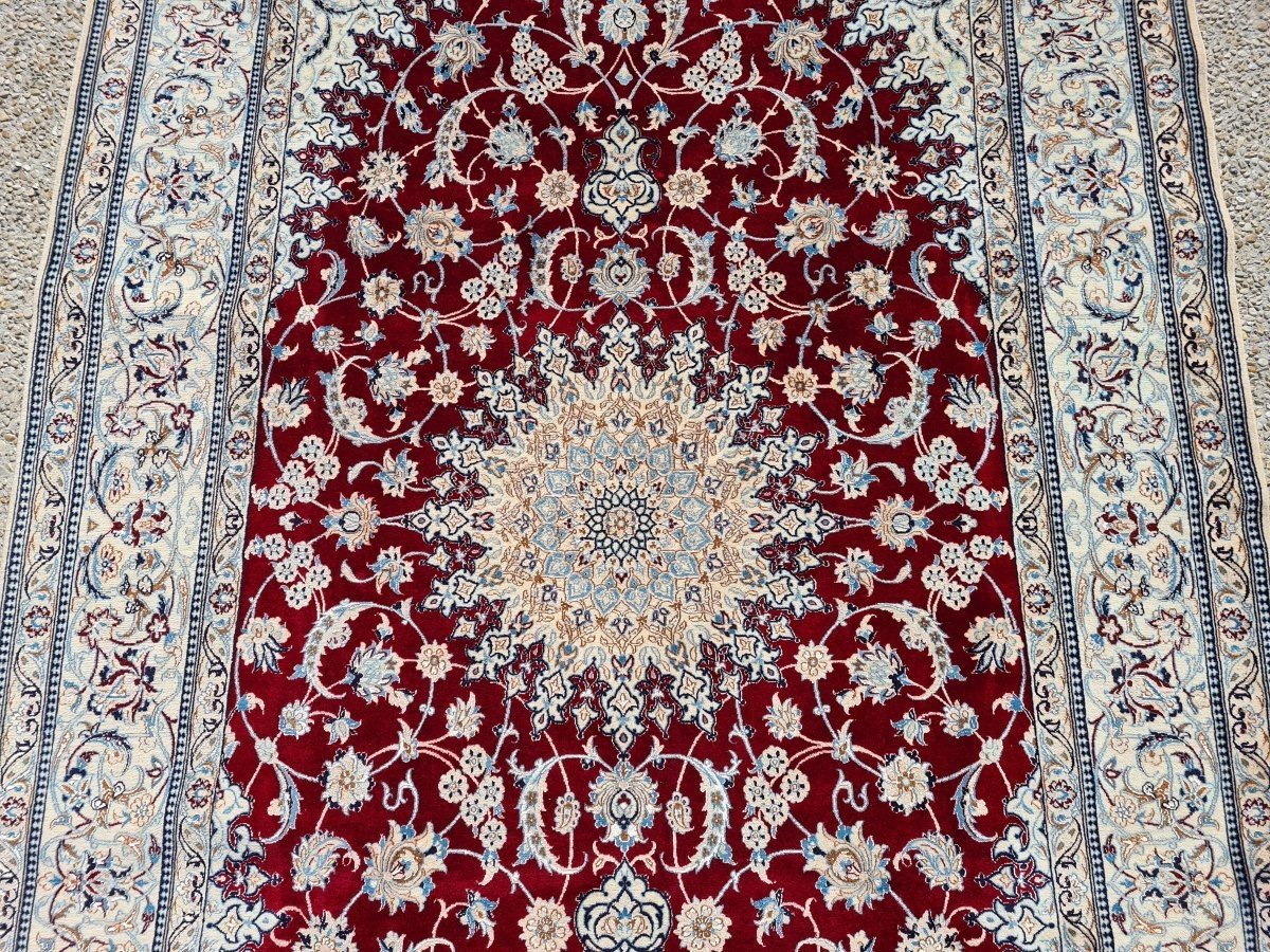 Elegant Dwarf Shishla Rug In Kork Wool And Silk, Between 1950-1960, Signed Atleier Impérial.-photo-4