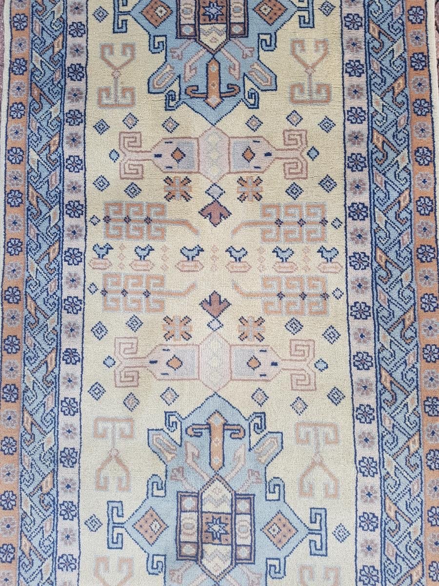 Samarkand Carpet Made In Wool, Russia, 20 Eme Century.-photo-4