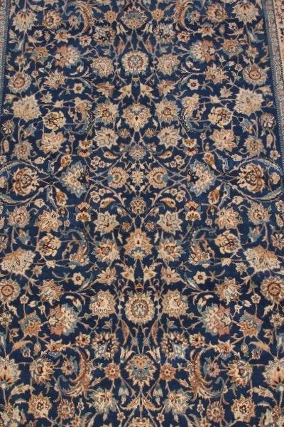 Nain Toudech Carpet Made In Wool And Silk, Iran, Shah Period.-photo-3