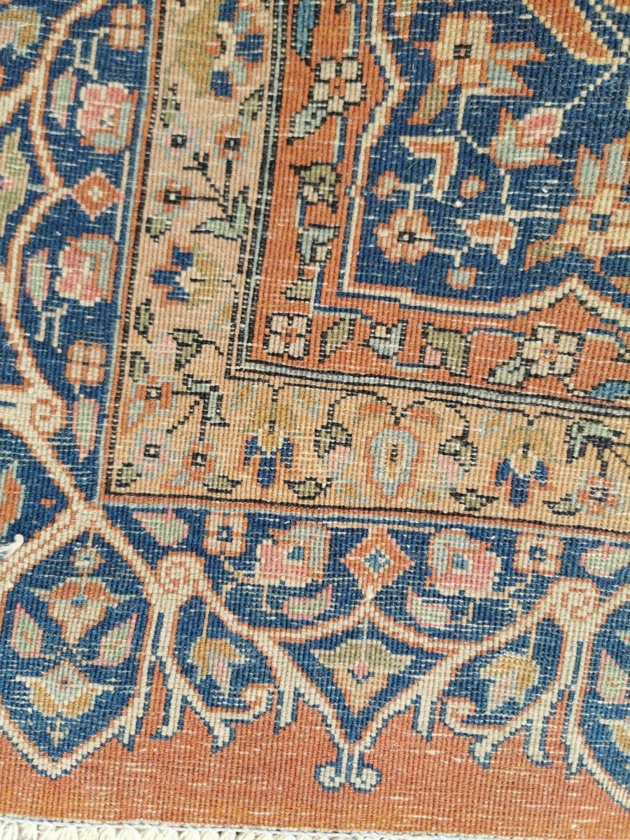 Beautiful Meched Carpet Made In Wool, Iran, Year 1930.-photo-3