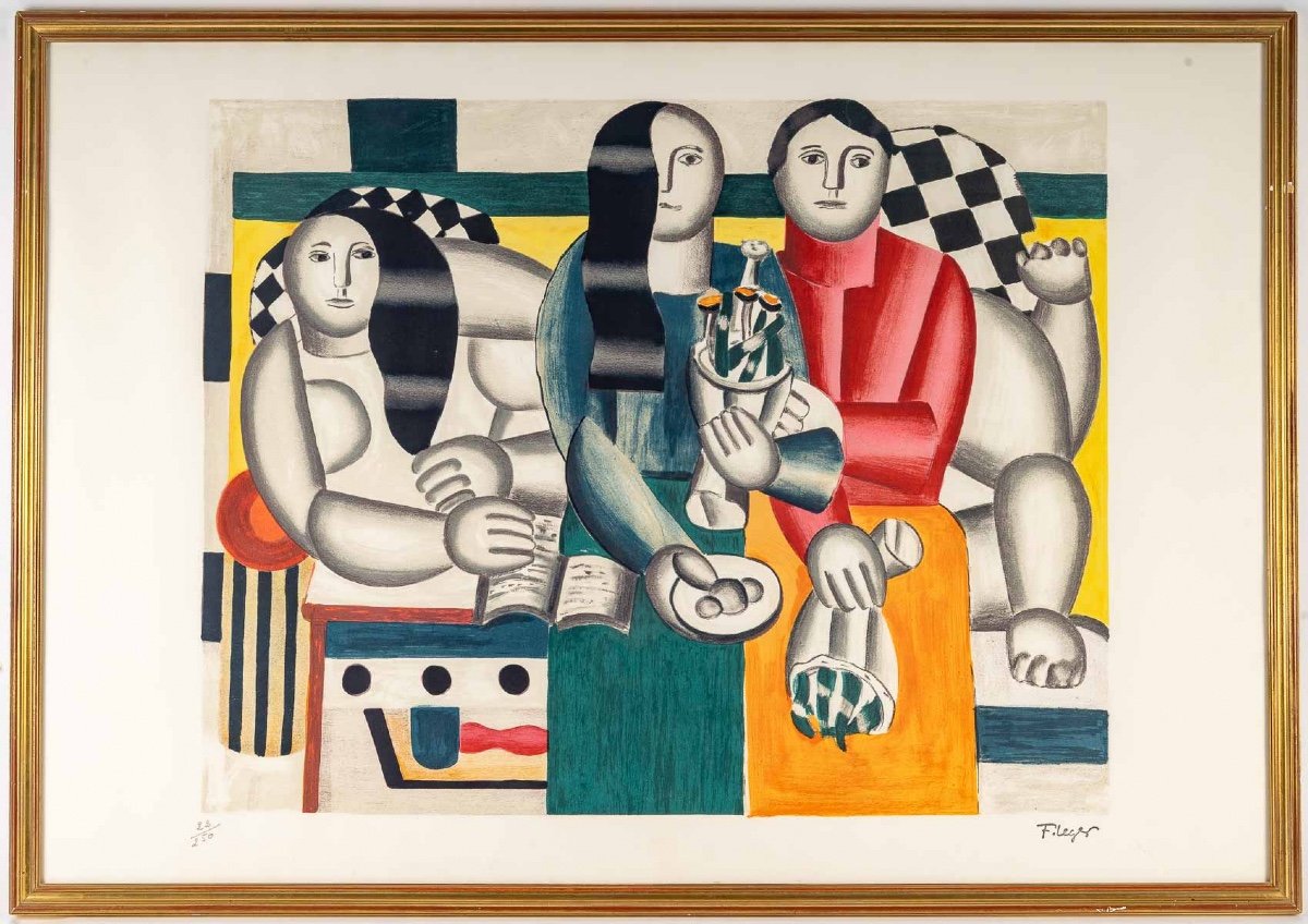 Fernand Léger, Reading And Lunch, 1922