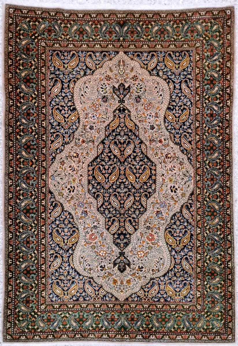 Tapis Kashan Dabir, Epoque Dynastie Pahlavi, Année 1920.