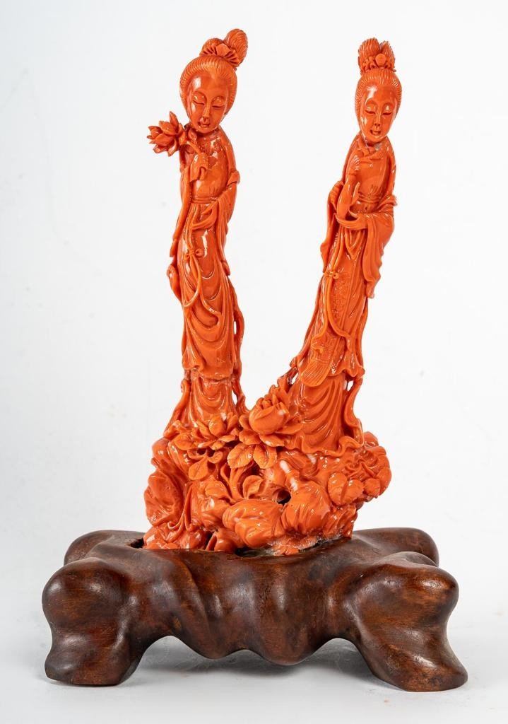Sculpture corail rouge -photo-2