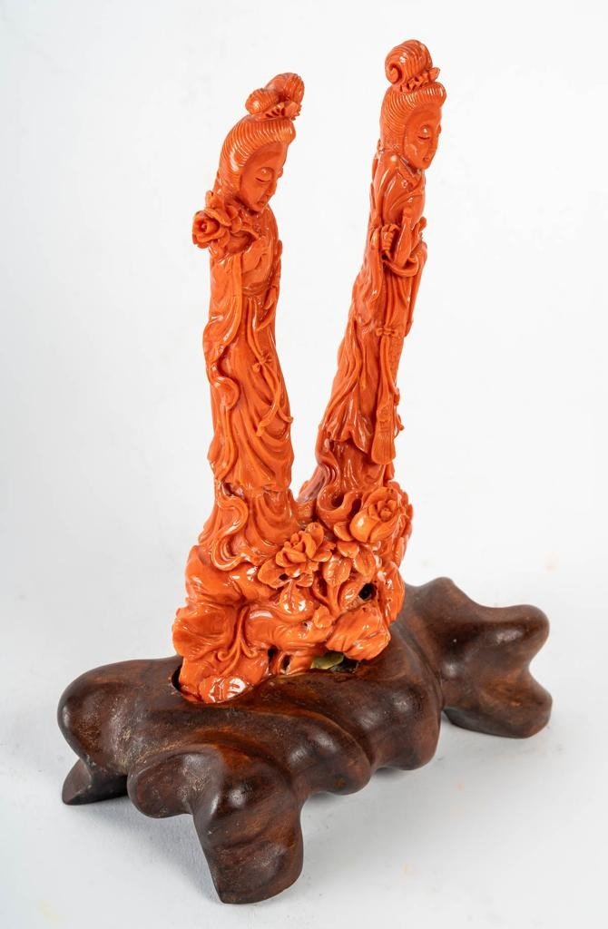Sculpture corail rouge -photo-3
