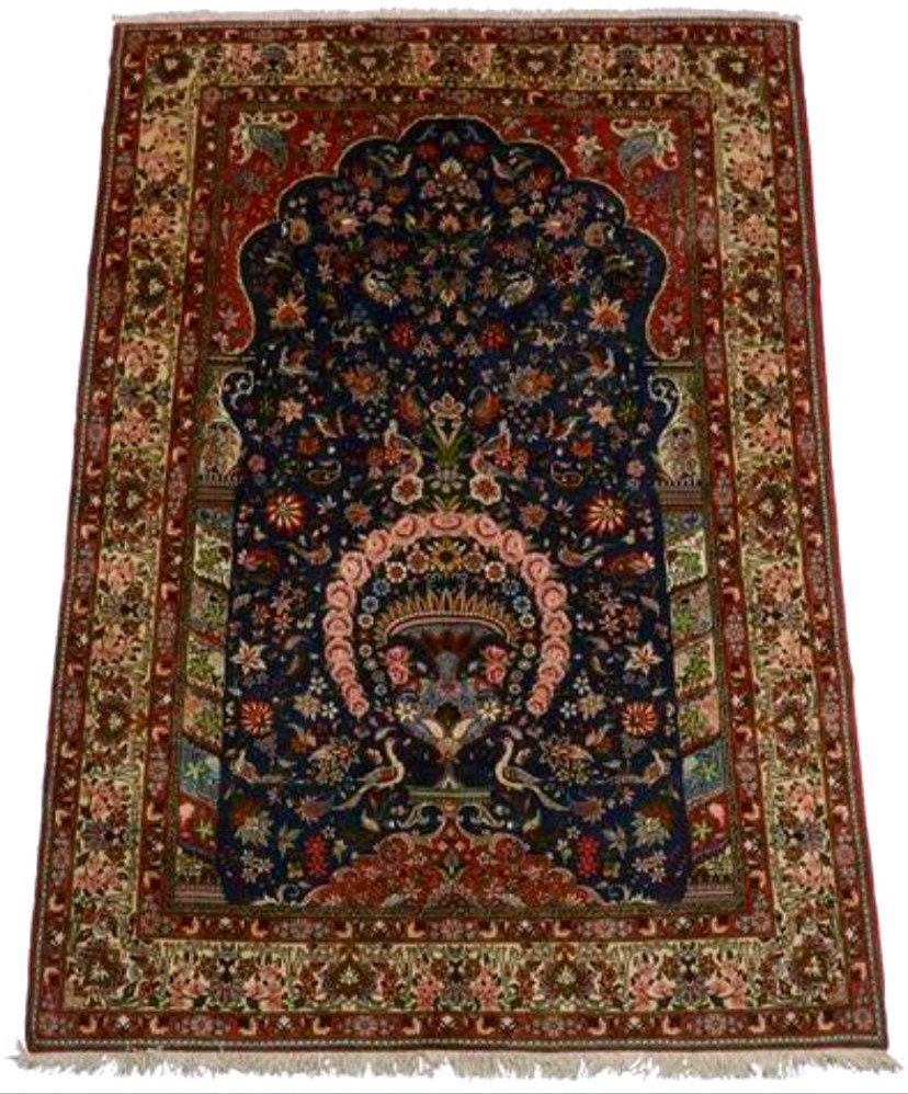 Kashan Carpet In Wool, Iran, Shah Period.