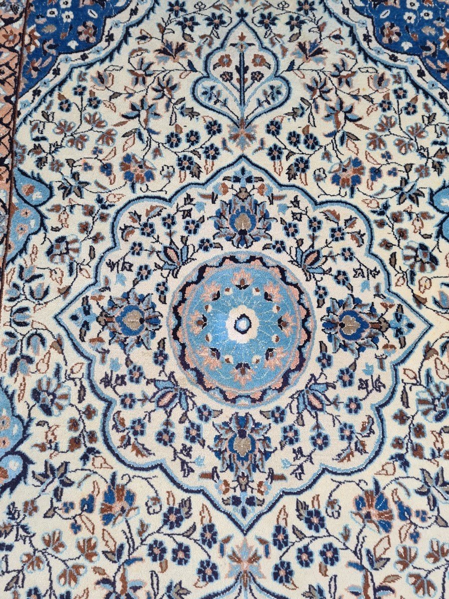 Dwarf Carpet In Wool And Silk, Iran, Year 1960.-photo-1