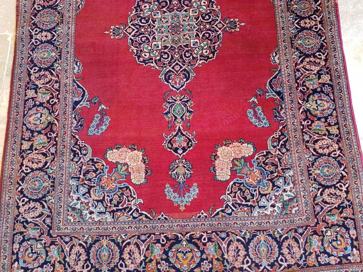 Tapis Kashan Conçus En Laine, Iran, Année 1930-photo-1