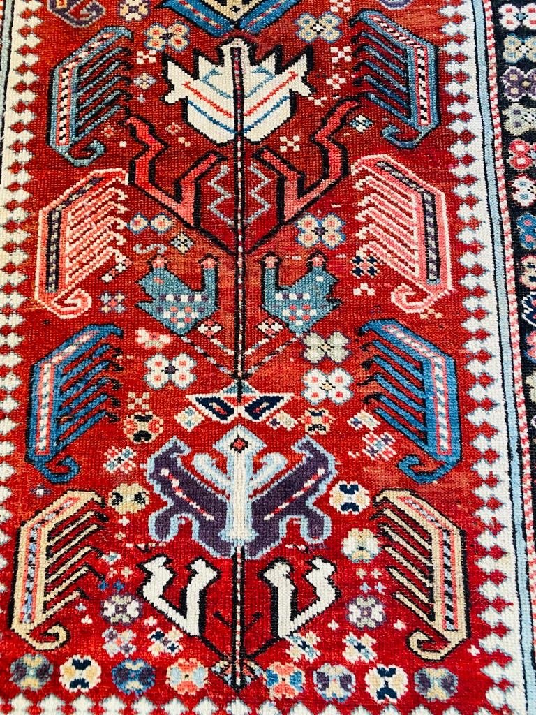 Tapis Chirvan Kouba Caucase En Laine, 19éme Siècle -photo-4