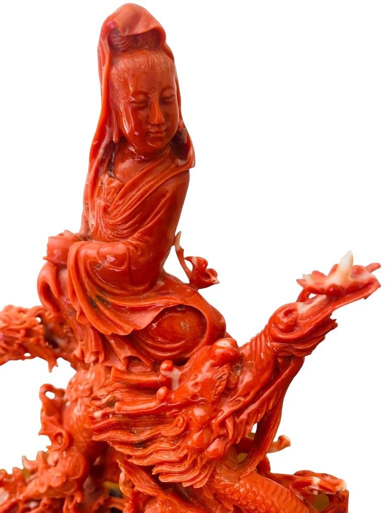 Important Red Coral, Asian Art, Year 1920.-photo-3