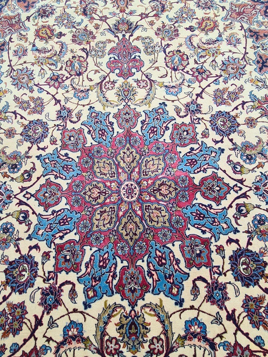 Isfahan Hekmatnejad Carpet, Iran, Shah Period-photo-3