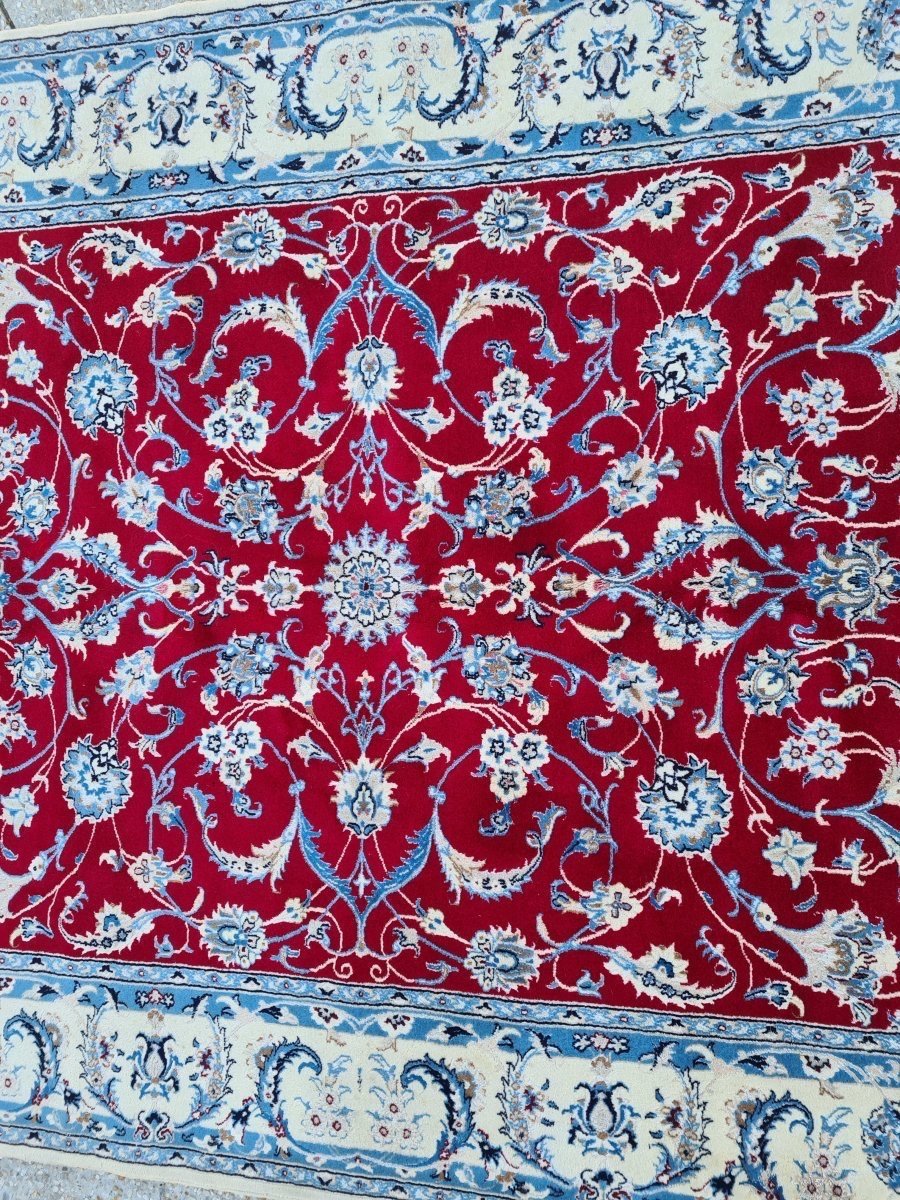 Naïn Shisla Carpet, Iranian Origin, Antique Late 20th Century-photo-1