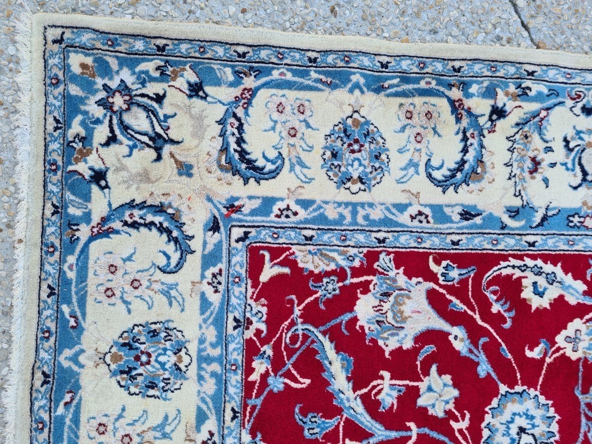 Naïn Shisla Carpet, Iranian Origin, Antique Late 20th Century-photo-2